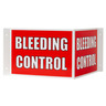 3-Way Bleeding Control Sign, V-shape