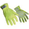 RINGERS® R307 Traffic Control Gloves, Hi-Viz, Reflective Palm Stripes