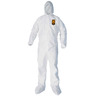 KleenGuard™ A40 Coveralls with Hood and Boots, Model 130, White