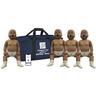 PRESTAN® Professional Infant Series 2000 Manikin with Advanced CPR Feedback, Dark Skin, 4-Pack