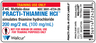 Practi-Thiamine™ 200mg/2ml Vial Peel-N-Stick Labels (for training)