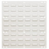 Louvered Panels, Wall Mount, Oyster White