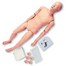 Full Body CPR/Trauma Manikin, 5ft H, Light Skin