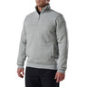 5.11® Men's 1/4 Zip Long Sleeve Job Shirt 2.0, Heather Gray