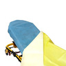 Emergency Blanket, Poly/Non-woven, 90in x 60in, Yellow/White