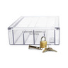 Clear Top Narcotic Boxes with Lock