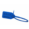 Equilock Seals, Marked Sealed and Numbered, Blue