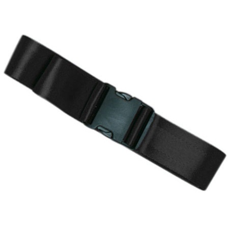 MRI Extension Strap - 1 pc 2 ft - Black Nylon with Plastic Buckle (200 lb)