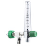 Aluminum Oxygen Compact Flowmeter with Power Take-off, 0 to 15LPM, Ohmeda Connector