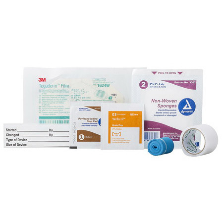 IV Start Kit, incl Tegaderm IV Dressing, Clear Tape, Alcohol Prep Pads, PVP Prep Pads, Gauze Sponge, Tourniquet, Patient Label