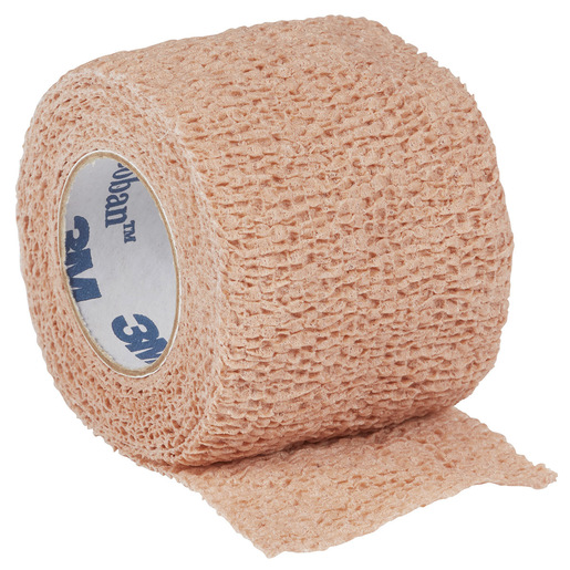 Coban™ Self-Adherent Wrap, Tan, 2in W x 5yd L