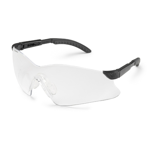 Gateway Hawk® Safety Glasses, Black Temple, Clear Lens