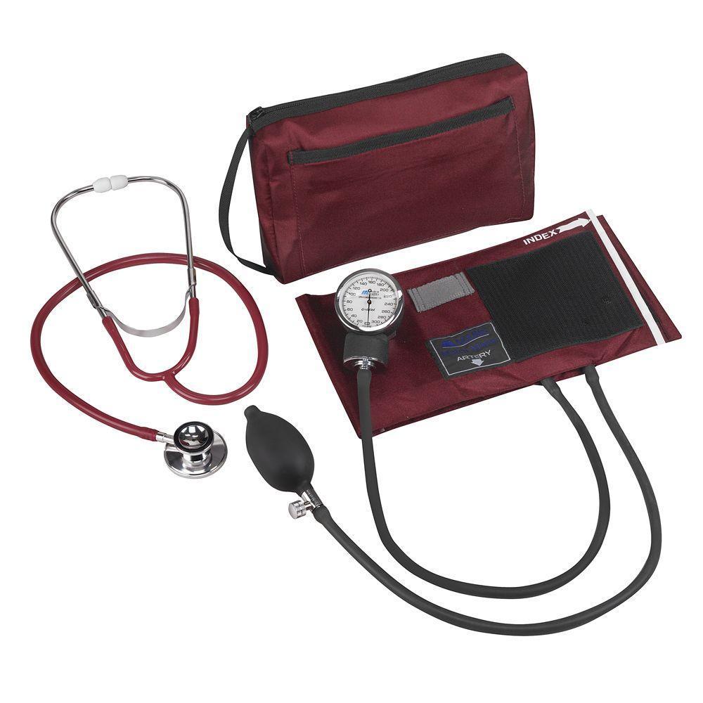 Dual Head Black Blood Pressure and Stethoscope