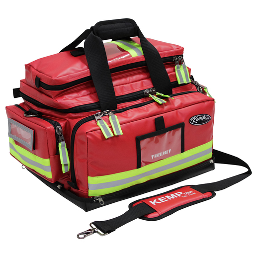Tarpaulin Fluid-Resistant Large Trauma Bag, Red