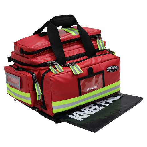 Tarpaulin Fluid-Resistant Large Trauma Bag, Red