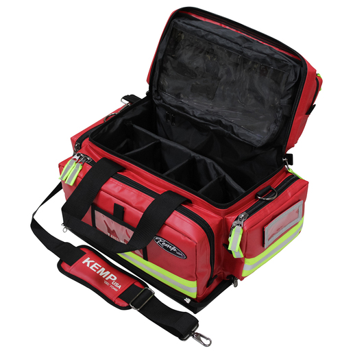 Tarpaulin Fluid-Resistant Large Trauma Bag, Red