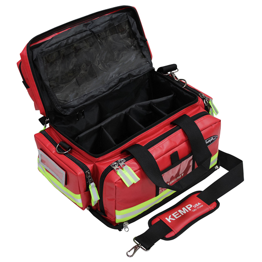 Tarpaulin Fluid-Resistant Large Trauma Bag, Red