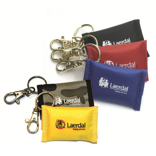 Laerdal Face Shield CPR Barrier on Key Ring, Assorted Color