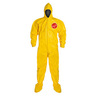 DuPont™ Tychem® 2000 Coverall, Large, Yellow,