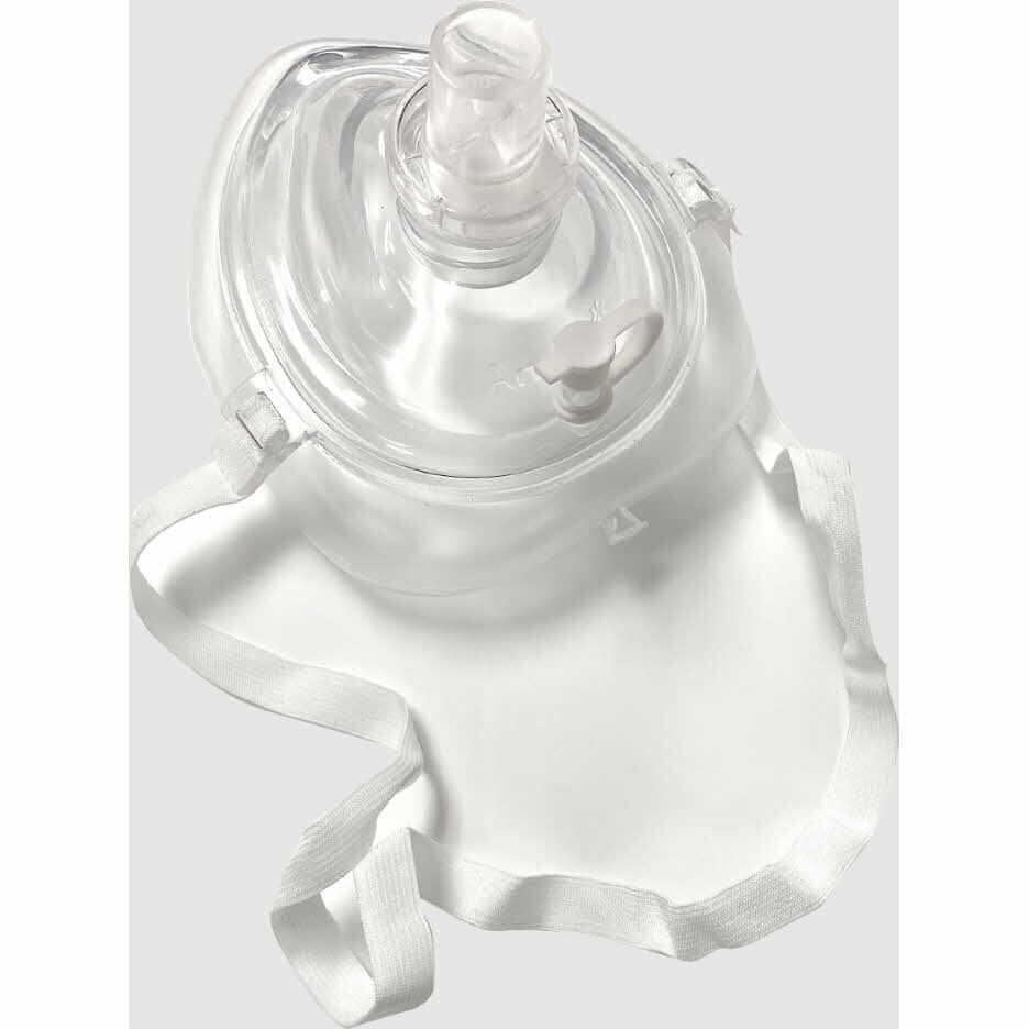 CPR Pocket Mask with O2 Inlet, Headstrap and Case | Bound Tree