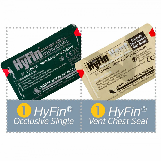 USMC HyFin® Chest Seal Combo Pack