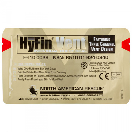 HyFin Vent Chest Seal, Individual