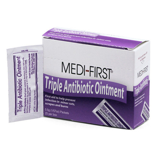 Medi-First® Triple Antibiotic Ointment, Box of 10