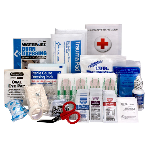 Kit de primeros auxilios a granel para 50 personas, ANSI B, tipo III,  estuche de plástico resistente a la intemperie – OSHA 2018 Kit de primeros