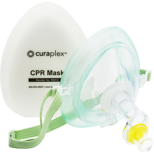 Emergency CPR Pocket Mask with Hard Shell Case