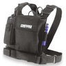 Tool Chest Radio Chest Harness, Cordura Nylon, Black