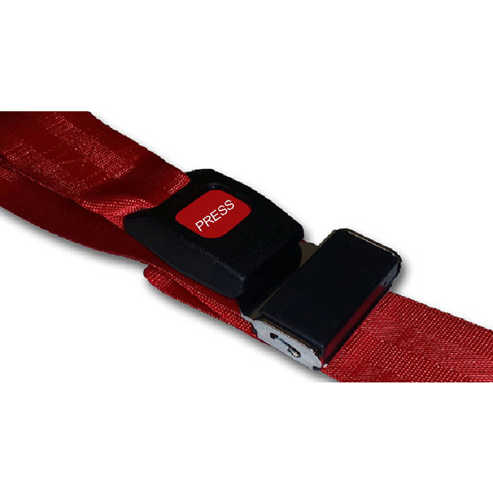 Nylon Straps 7' Metal Push Button Buckle/loop lok end