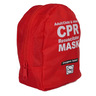 CPR Resuscitator with Two Masks, Gloves and Wipe in Soft Red Nylon Case