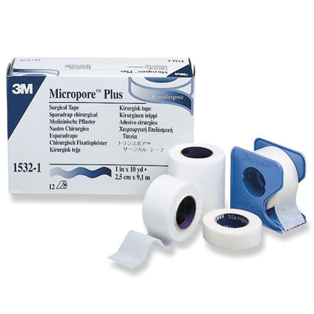 3M Micropore Paper Adhesive Tape - 2 per Quantity