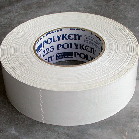 Porous Duct Tape, White, 60yd L x 2in W