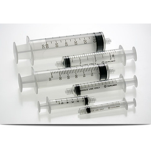 Syringes with Needle, Luer-lock Tip, 3cc