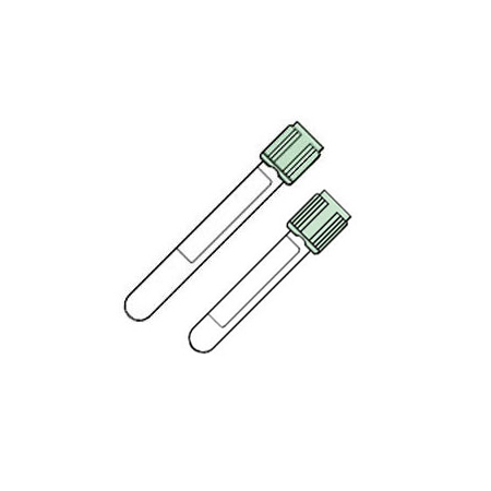 Light Green Top Blood Collection Tubes