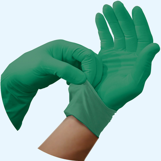 Microflex® DigitSafety HaloKote™ Latex Exam Gloves, Green