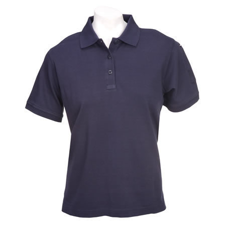 5.11 Women's Tactical Polo Shirts, Short Sleeve, Dark Navy