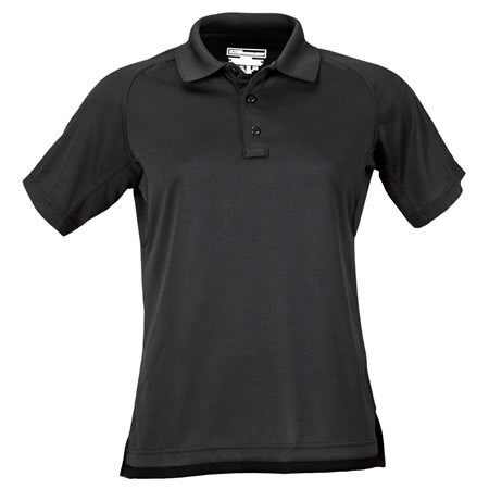 5.11® Women's Performance Short Sleeve Polo Shirts, Black