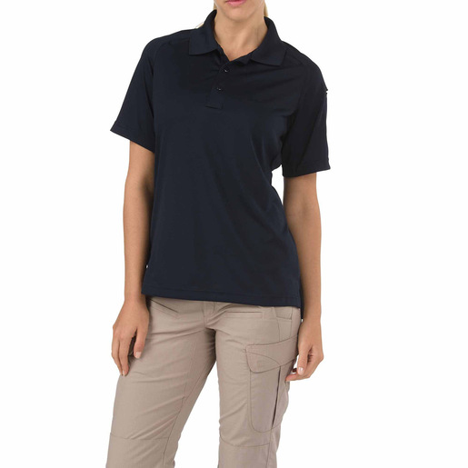 5.11® Women's Performance Short Sleeve Polo Shirts, Dark Navy