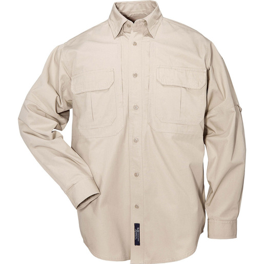 5.11 Men's Tactical Shirts, Long Sleeve, Khaki