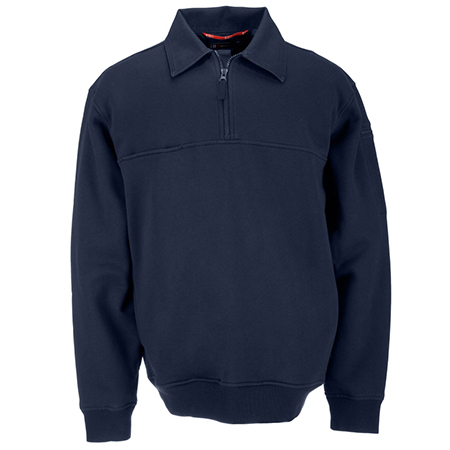 5.11® Men's Long Sleeve Job Shirts with Canvas Details, Tall, Fire Navy