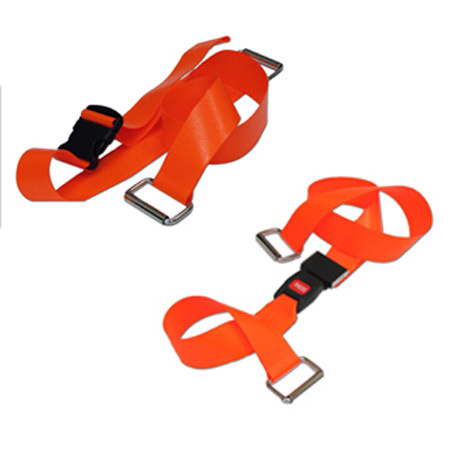 BioThane G1 Restraint Straps, 2 piece, Metal Loop Ends