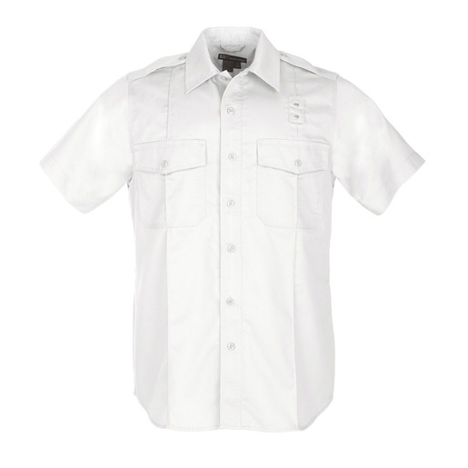 5.11 Men's PDU Twill Class A, Short Sleeve, White