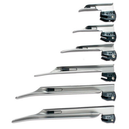 Conventional Disposable LED Miller Laryngoscope Blades