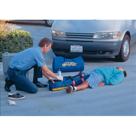 EVAC-U-SPLINT® Kit with Side-Release Buckle Straps