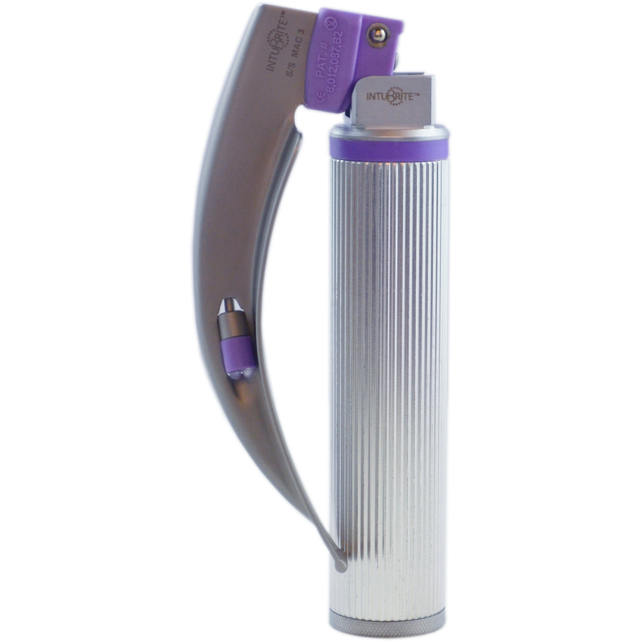 IntuBrite™ Laryngoscope Blades and Handles, Disposable, Dual LED, Mac ...