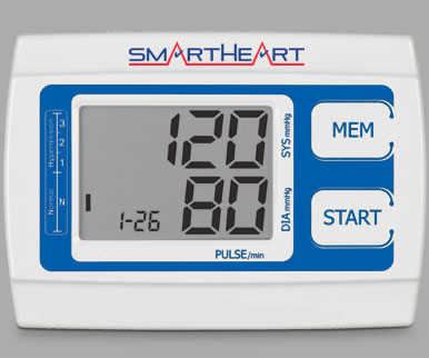 SmartHeart Digital Adult Arm Cuff Blood Pressure Monitor