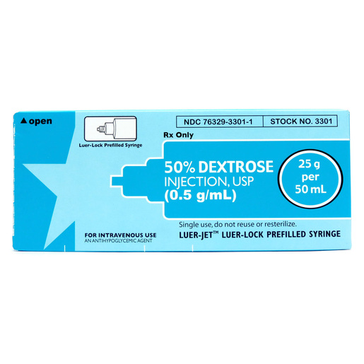 Dextrose Prefilled Syringe Emergency Medical Products