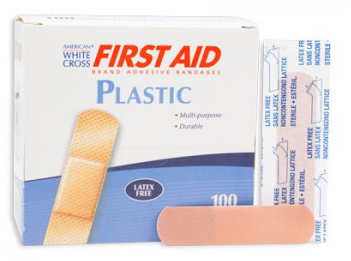 Dynarex Flexible Fabric Adhesive Bandages 3/4 X 3 - 100/box • First Aid  Supplies Online